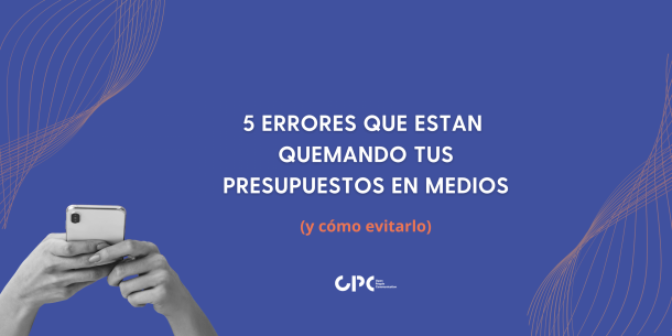errores en planificacion de medios